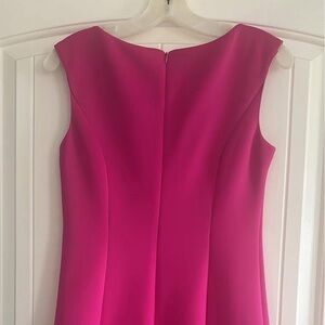 Fuchsia dress. Size 4. Hits right above the knee. Very soft and has some stretch